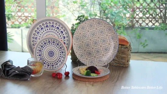 Lot de 12 Assiette en porcelaine