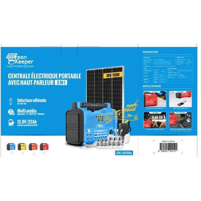 Générateur Portable Hybride Solaire GK-SK006