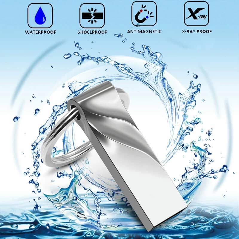 Clé USB 2 Terras, Métal Haute qualité -Argent