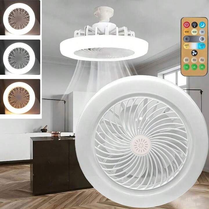 VENTILATEUR PLAFOND LUMINEUX