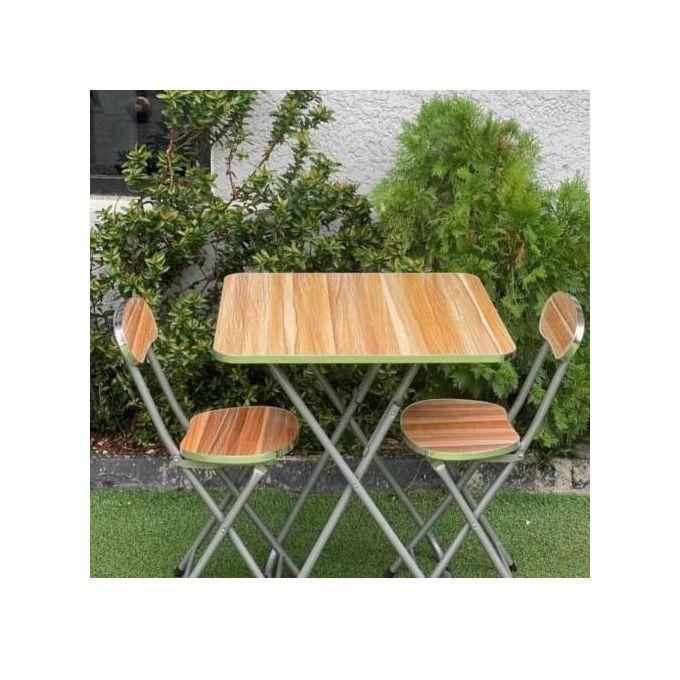 TABLE PLIANTE + 2 CHAISES