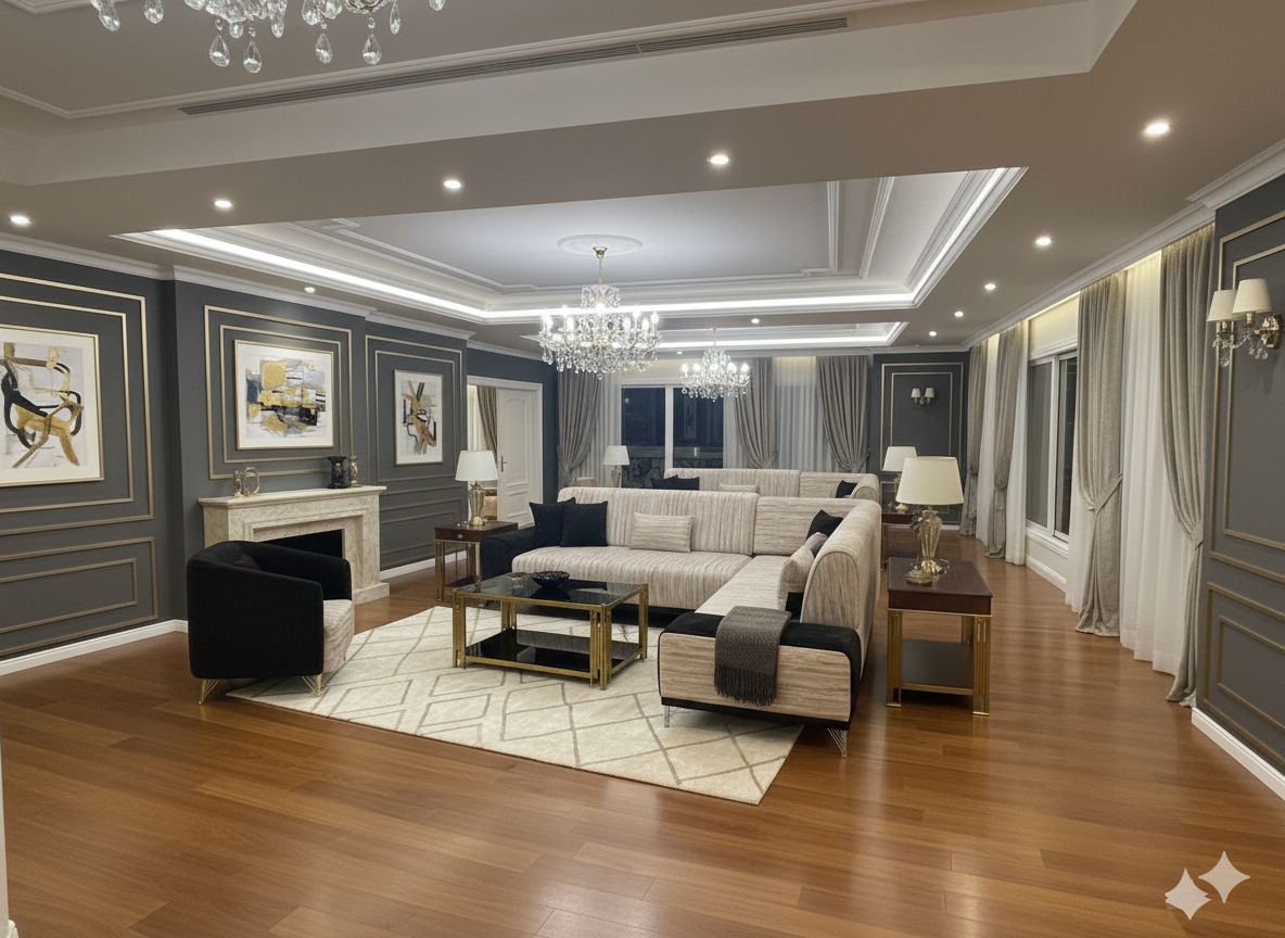 Salon complet de 4 Ensembles