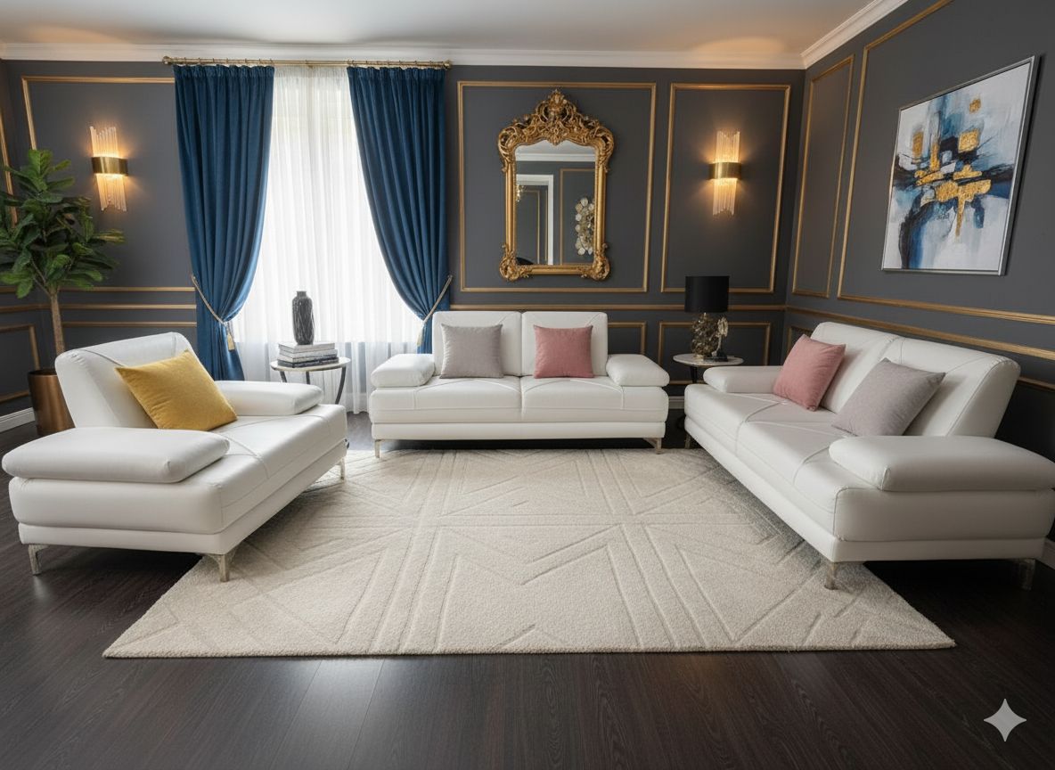 Ensemble de salon en similicuir