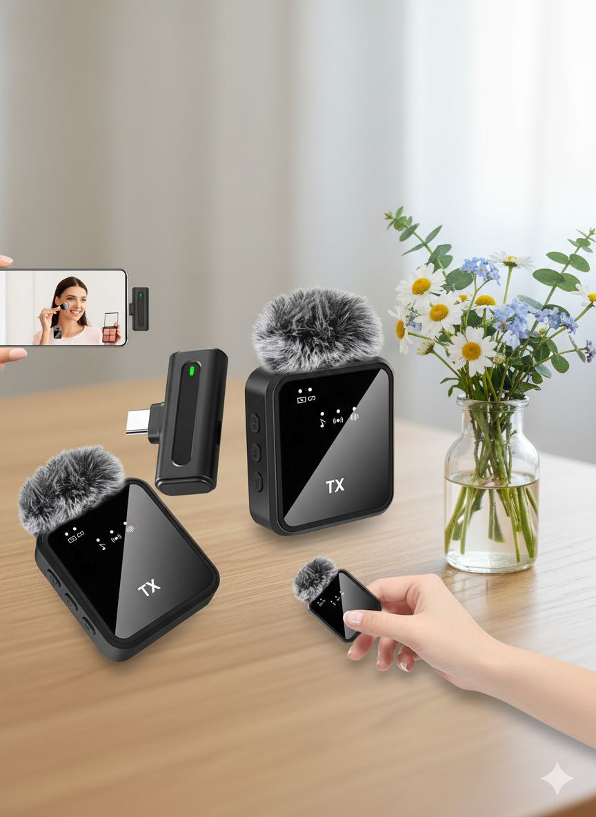 Un microphone cravate compact et portable