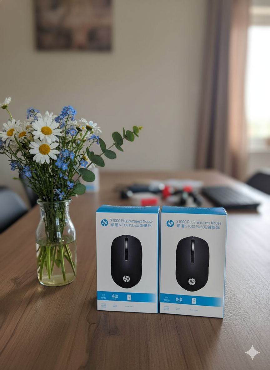 Souris sans fil HP S1000 Plus.