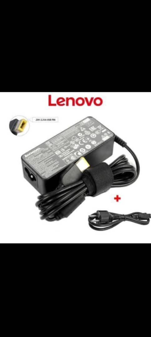 chargeur Lenovo usb jaune