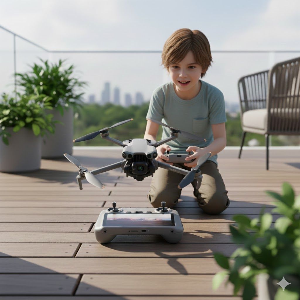 Le drone  DJI Mini 5 Pro.