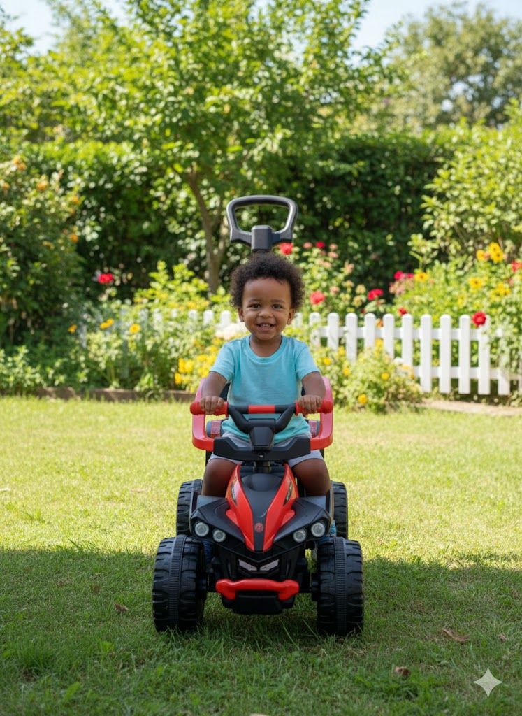 Quadricycle d'enfant à pousser