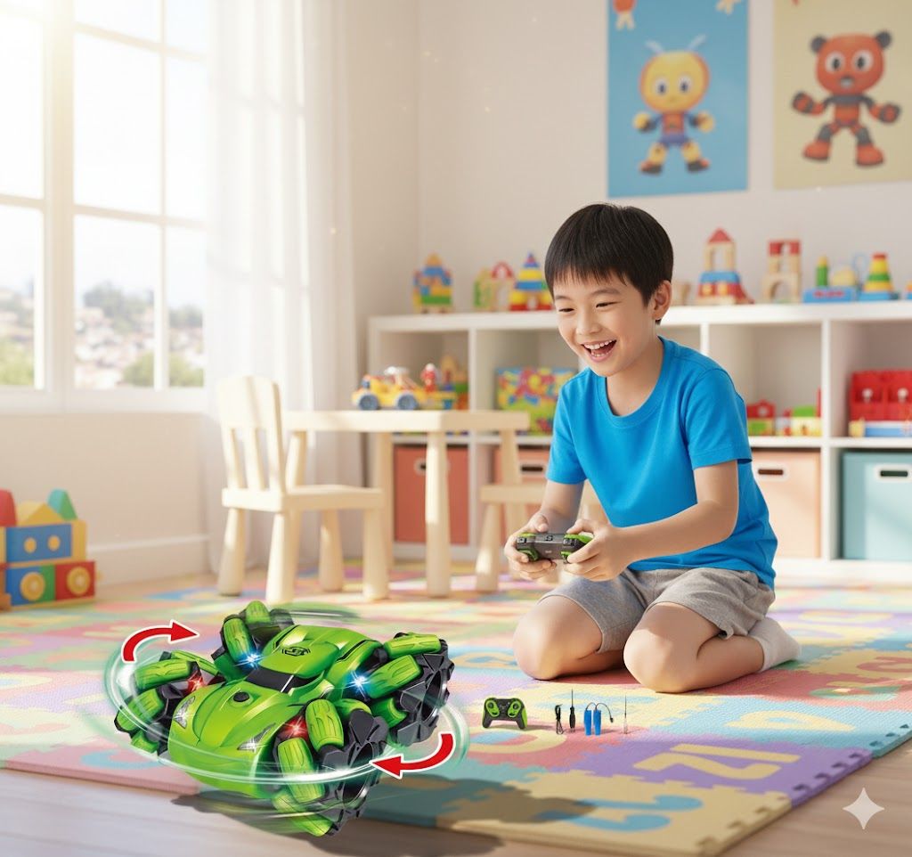 Voiture télécommandée acrobatique