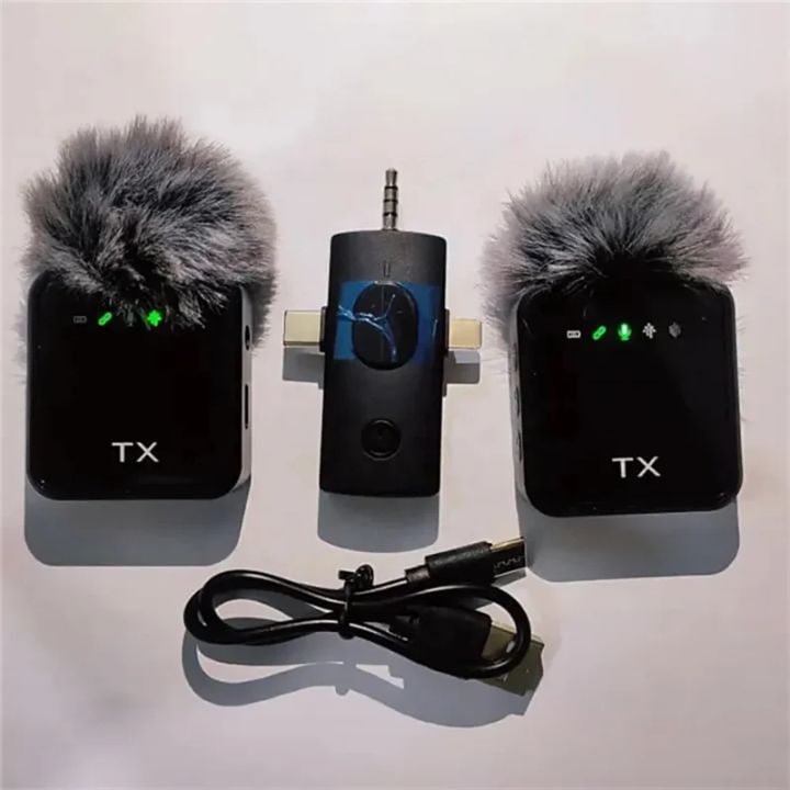 Microphone Sans Fil Double 3 en 1