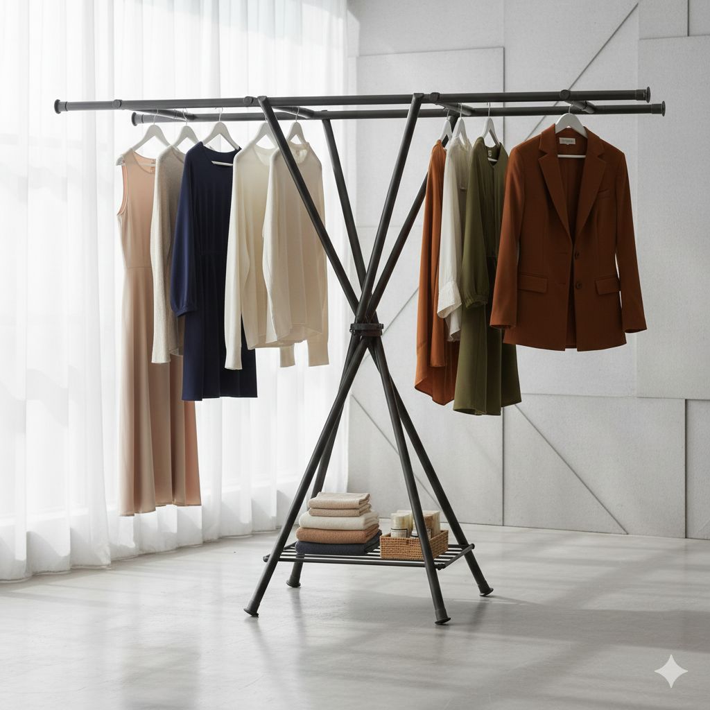 séchoir à linge pliable