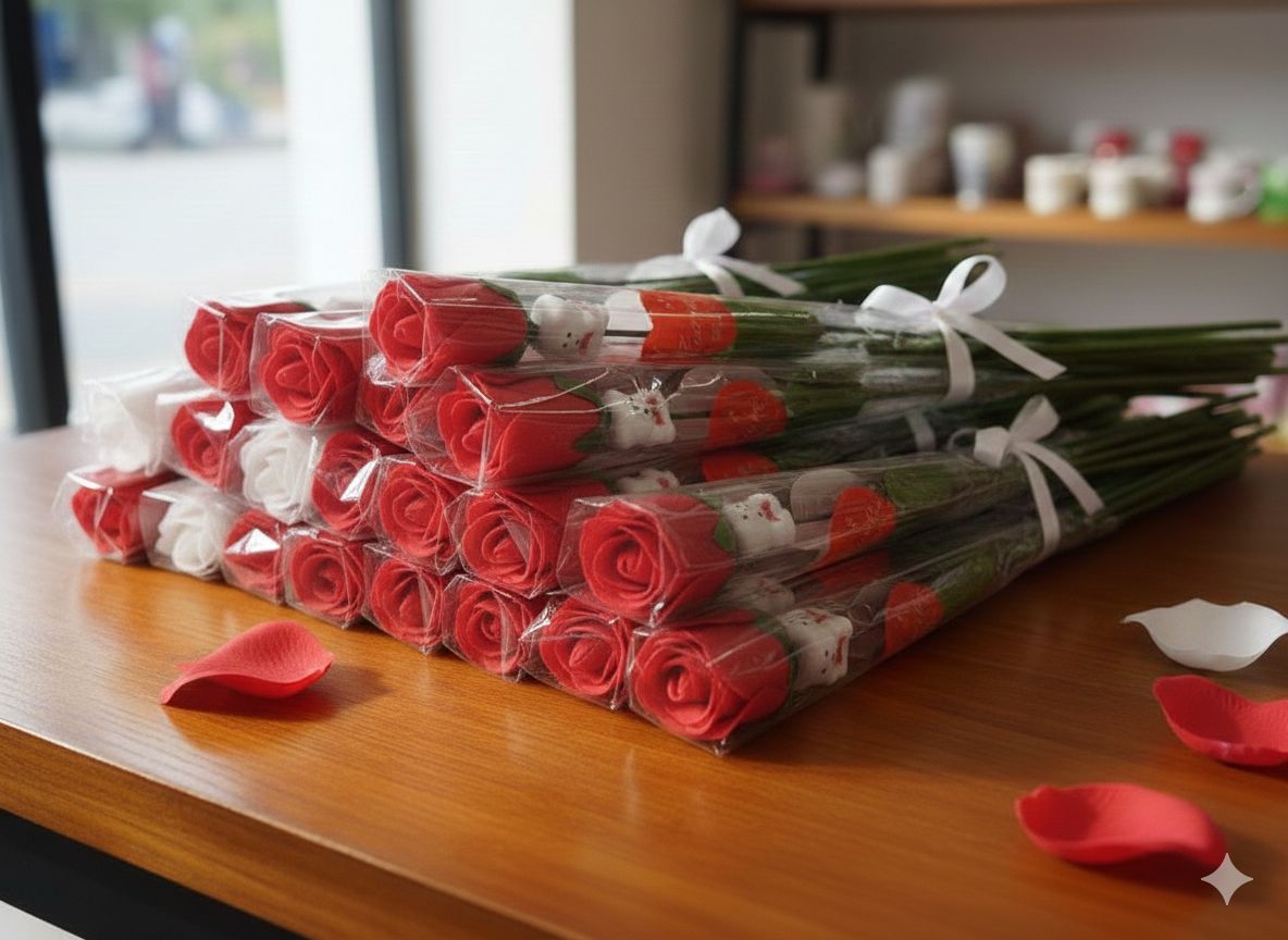 Roses de Prestige sous Écrin Individuel