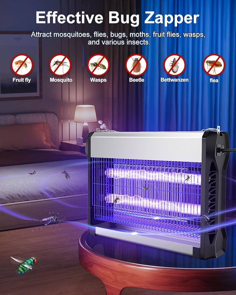 Piège à moustiques et à mouches à LED