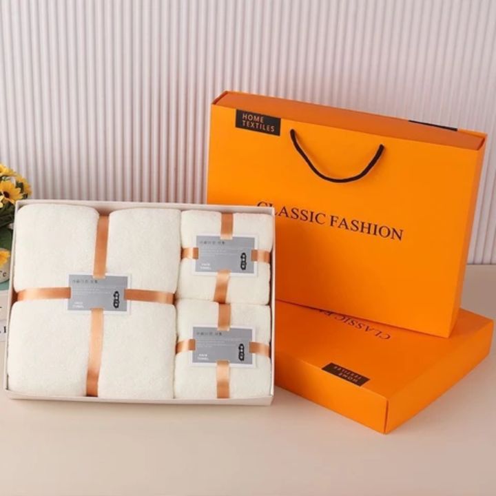 Coffret de serviettes 3 pièces