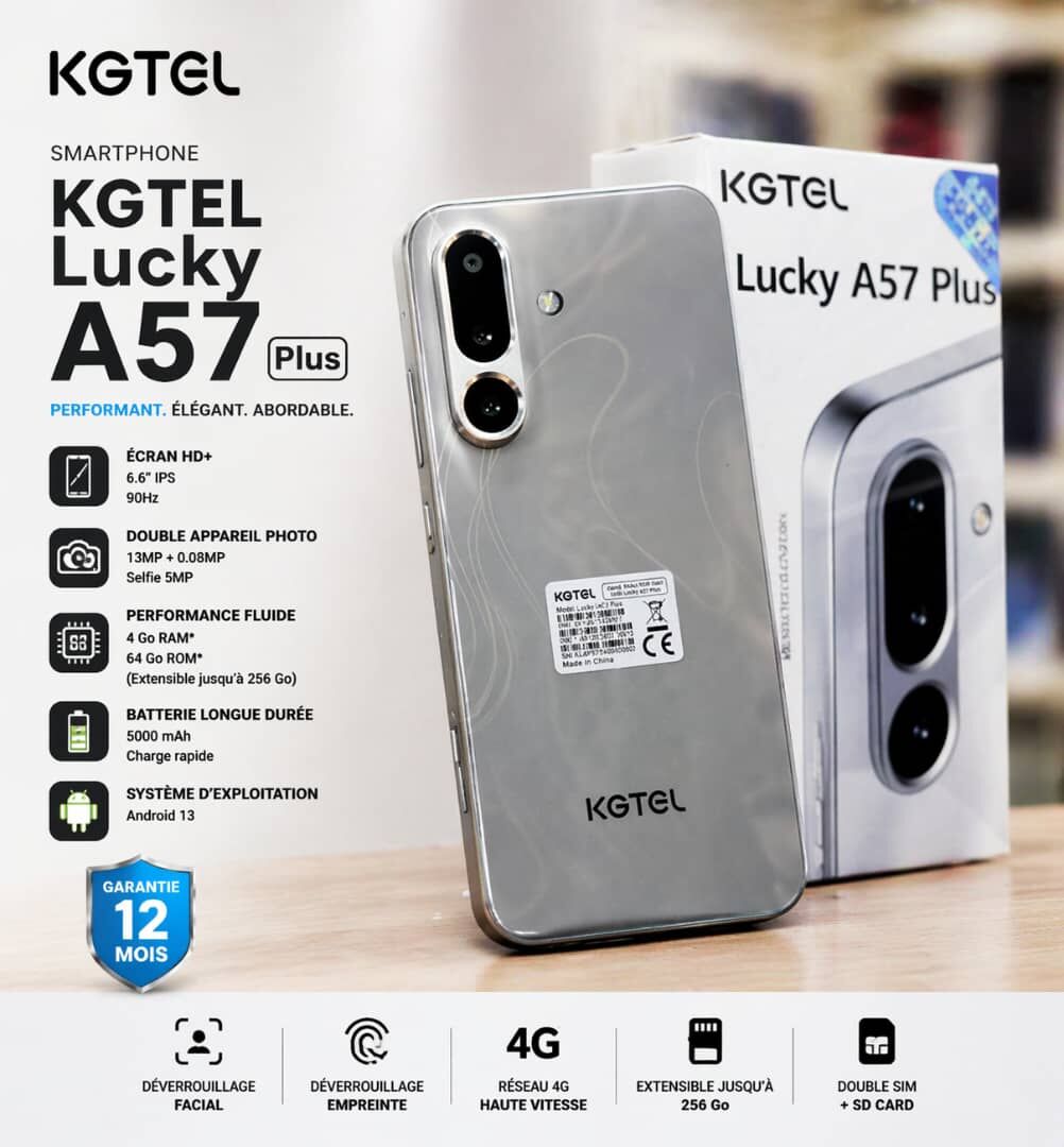 Téléphone KGtel Lucky A57 PLUS