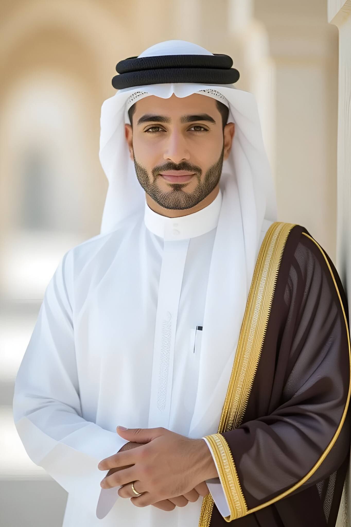 Abaya homme complet 4 pièces