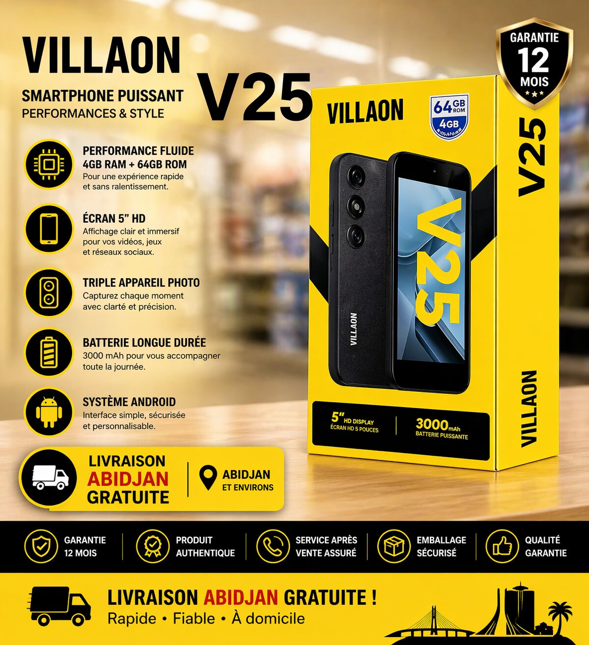 Découvrez le Villaon V25