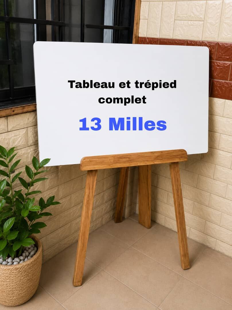 Grand tableau blanc