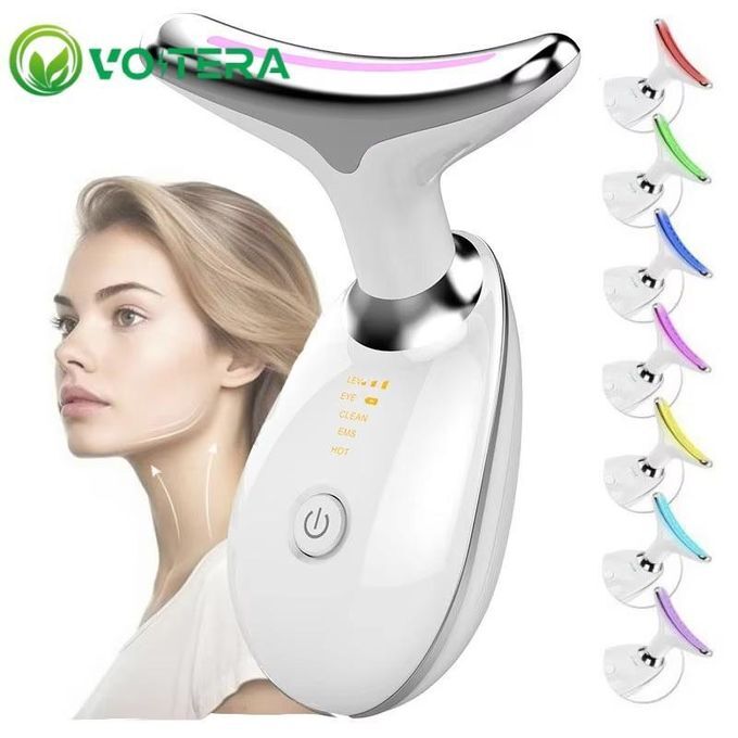 Masseur Liftant Haute Performance Visage & Cou – Technologie LED & EMS